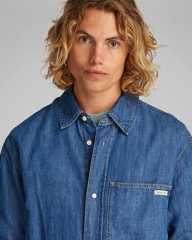 Calvin Klein - Regular Linear Denim Shirt   