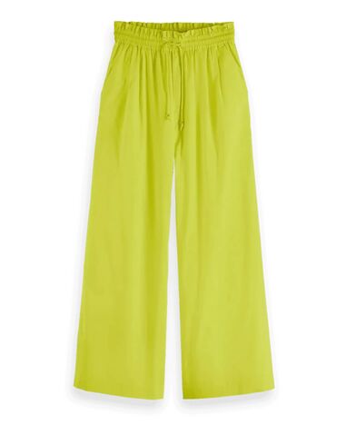 Γυναικείο Παντελόνι Scotch &amp; Soda - Cotton Voile High-Rise Wide-Leg Pull On