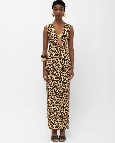 Γυναικείο Maxi Φόρεμα Mallory The label - Tigra With Metal M