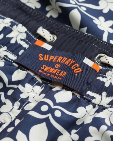 Ανδρικό Σορτς Μαγιό Superdry - D3 Ovin Tile Print 17