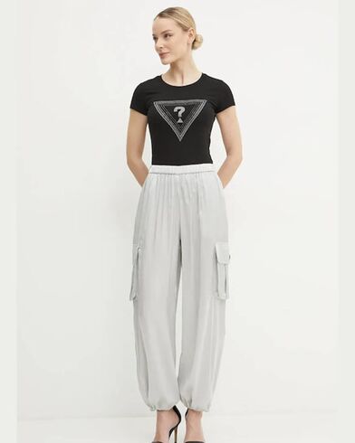 Γυναικεία Κοντομάνικη Μπλούζα Guess - Ss Triangle Ombre R3