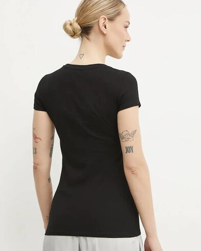 Γυναικεία Κοντομάνικη Μπλούζα Guess - Ss Triangle Ombre R3