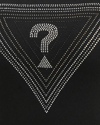 Γυναικεία Κοντομάνικη Μπλούζα Guess - Ss Triangle Ombre R3