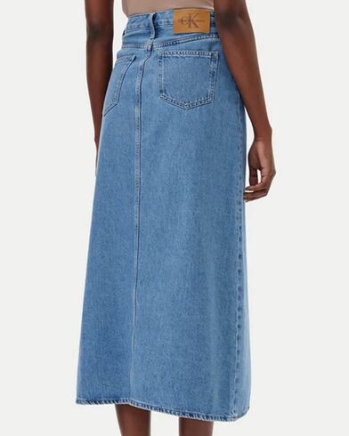 Calvin Klein - A-Line Maxi Denim Skirt   