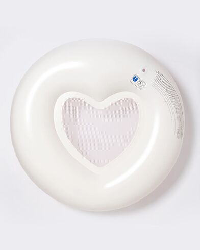 Γυναικείο Φουσκωτό Στρώμα Θαλάσσης Sunnylife - Luxe e Ring Stole My Heart Pink Stripe