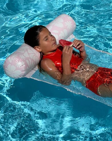 Unisex Φουσκωτό Θαλάσσης Sunnylife - Bolster Stole My Heart Pink Floral