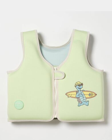 Sunnylife - Kids Swim Vest 3-6 Shred Turtle Aqua    