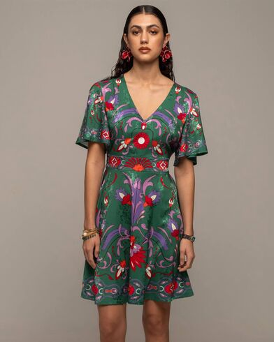 Peace And Chaos - Aloe Short Dress 