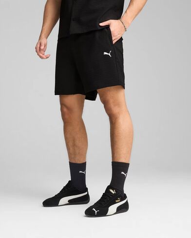 Puma - Wardrobe Ess Seersucker Relaxed Shorts 6&quot; Wv   