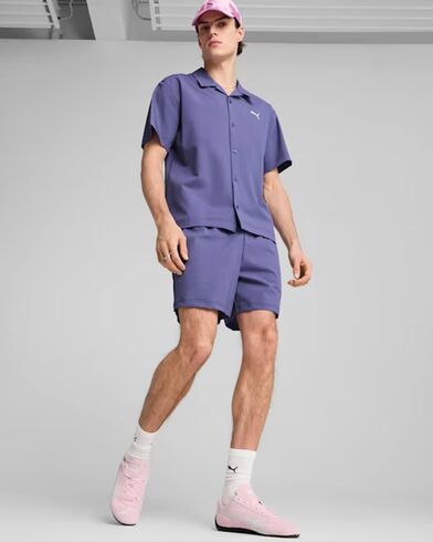 Puma - Wardrobe Ess Seersucker Relaxed Shorts 6&quot; Wv   