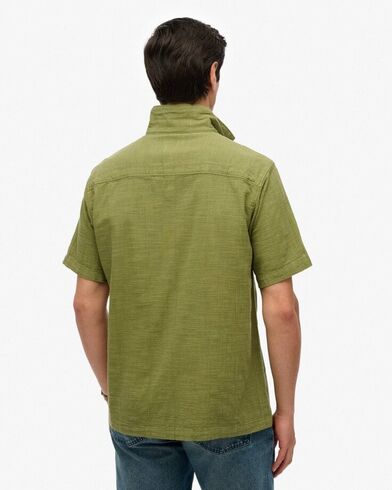 Ανδρικό Κοντομάνικο Πουκάμισο Superdry - D2 Stud Merchant Ss Textured