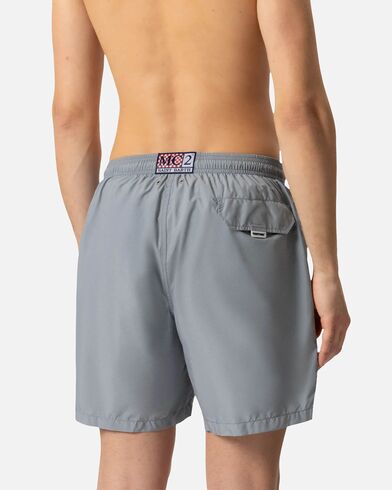 Mc2 Saint Barth - Lighting Pantone-Swimshort-15 Grey Pnt   