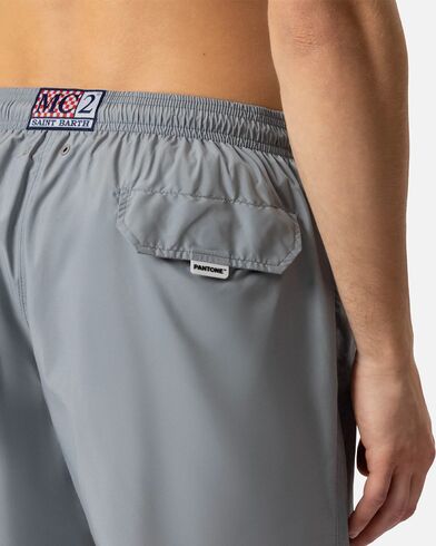 Mc2 Saint Barth - Lighting Pantone-Swimshort-15 Grey Pnt   