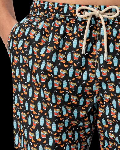 Mc2 Saint Barth - Lighting Micro Fantasy-Swimshort-Negroni Drink 00 