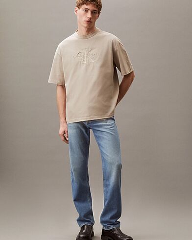 Ανδρική Κοντομάνικη Μπλούζα Calvin Klein - Ss Hi Low Emb 16S Jersey