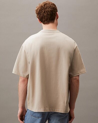 Ανδρική Κοντομάνικη Μπλούζα Calvin Klein - Ss Hi Low Emb 16S Jersey