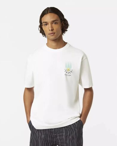 Ανδρική Κοντομάνικη Μπλούζα Scotch &amp; Soda - Relaxed-Fit Front And Back Artwork