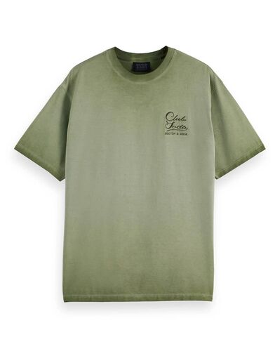 Ανδρική Κοντομάνικη Μπλούζα Scotch &amp; Soda - Relaxed-Fit Inside Out Cold Dye