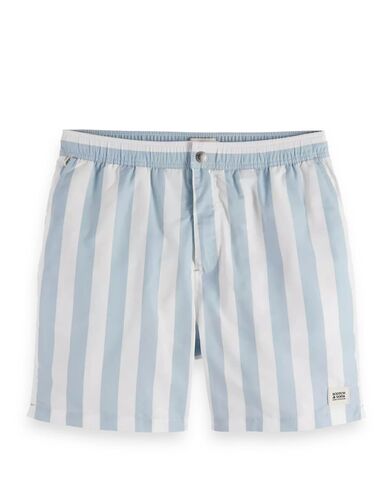 Ανδρικό Σορτς Μαγιό Scotch & Soda - Striped Mid-Length