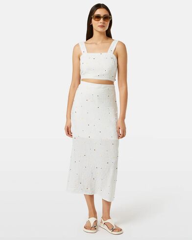 Scotch &amp; Soda - Beaded Crop Top   