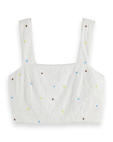 Scotch &amp; Soda - Beaded Crop Top   