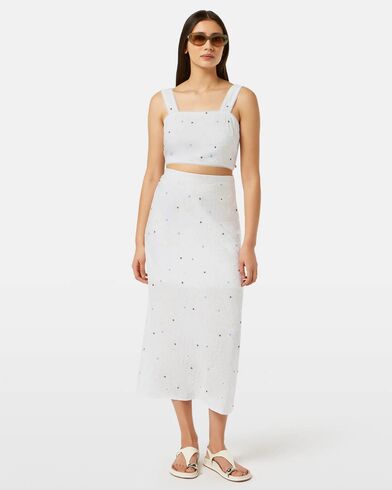 Scotch &amp; Soda - Beaded Tube Midi Skirt    