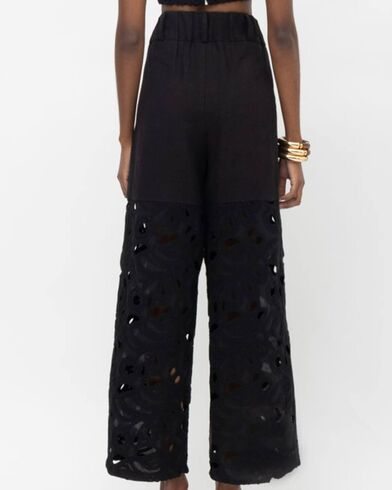 Γυναικείο Παντελόνι Mallory The label - Cape Semi Sheer Crochet