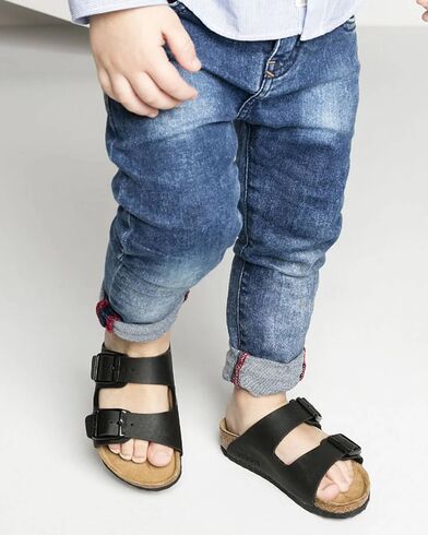 Birkenstock - F25 Synthetics Arizona Kids Bf Black  