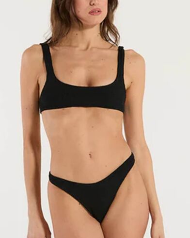 Γυναικείο Bikini Bottom Μαγιό Mc2 Saint Barth - Elise W-Crinkle Normal Coverage With Closed Sides-Crinkle 00