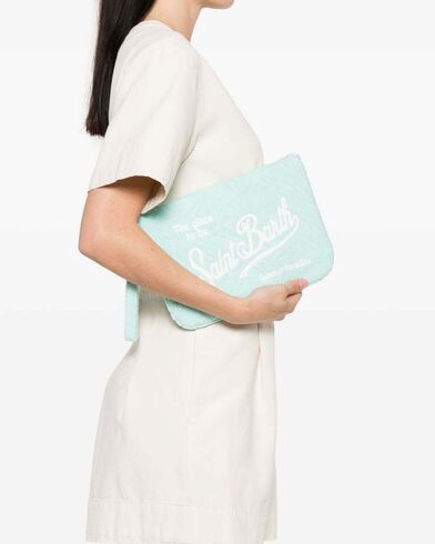 Γυναικείο Τσαντάκι Mc2 Saint Barth - Parisienne Sponge N-Pochette-Terry Embossed Zebra 56 Emb