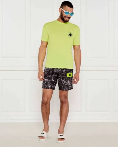 Ανδρική Κοντομάνικη Μπλούζα Philipp Plein - Tiger Flame