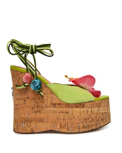 Γυναικείες Πλατφόρμες Naked Wolfe - Sunflower Green Kid Suede