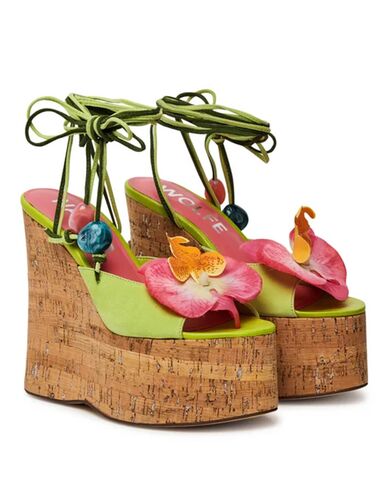 Γυναικείες Πλατφόρμες Naked Wolfe - Sunflower Green Kid Suede