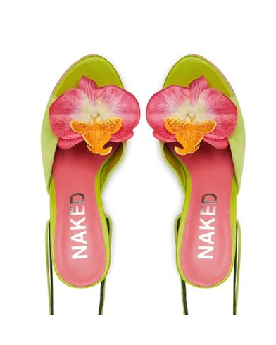 Γυναικείες Πλατφόρμες Naked Wolfe - Sunflower Green Kid Suede