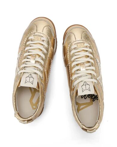 Γυναικεία Sneakers Naked Wolfe - Exposure Crinkle Leather Gold