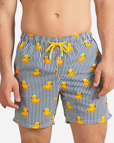 Mc2 Saint Barth - Gustavia-Swimshort-Ducky Stripes S 61   