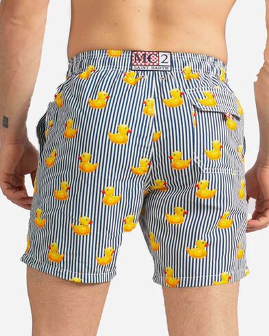 Mc2 Saint Barth - Gustavia-Swimshort-Ducky Stripes S 61   
