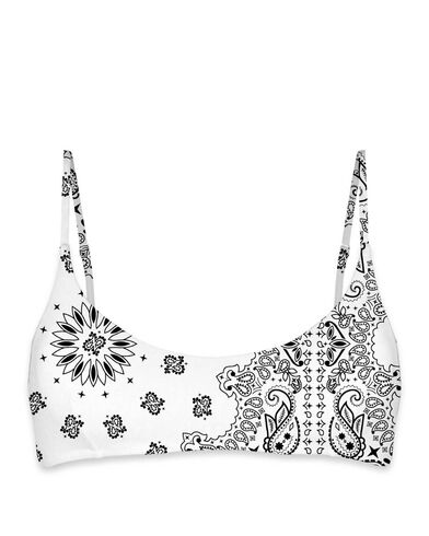 Mc2 Saint Barth - Judy-Bralette Bikini Top With Adjustable Shoulder Straps-Bandanna Round 01   