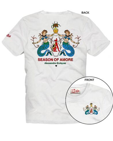 Ανδρική Κοντομάνικη Μπλούζα Mc2 Saint Barth - Tshirt-Season Of Amore 01N