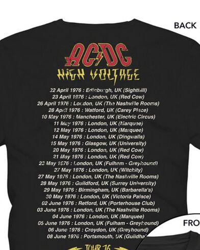 Mc2 Saint Barth - Tshirt Man-T-Shirt-Acdc Tour 00   