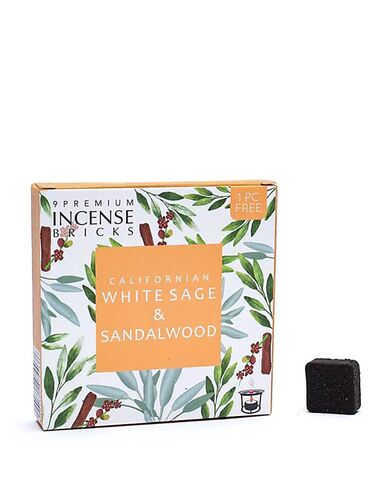 Αρωματικά Τουβλάκια Aromafume - White Sage & Sandalwood 40 g