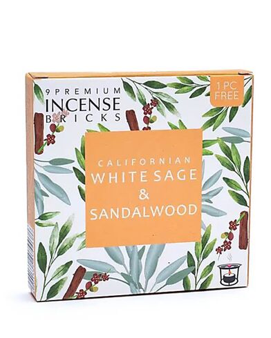 Αρωματικά Τουβλάκια Aromafume - White Sage & Sandalwood 40 g