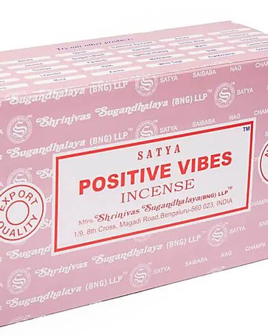 Αρωματικά Στικ Satya - Incence Positive Vibes 15 g