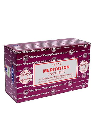 Αρωματικά Στικ Satya - Incence Meditation 15 g
