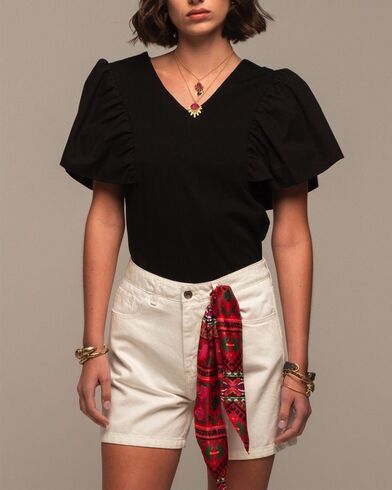 Γυναικείο Τζιν Σορτς Peace And Chaos - Karmic