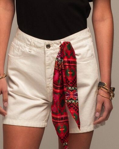 Γυναικείο Τζιν Σορτς Peace And Chaos - Karmic