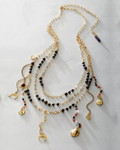 Ariana Ost - Free People Youth Belly Chain Metallic  