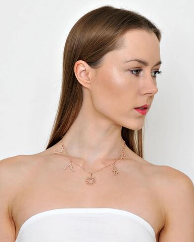 Γυναικείο Κολιέ Ariana Ost - Sun Salutation Charm