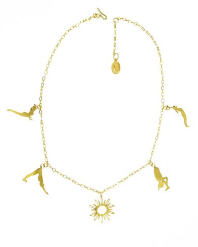 Γυναικείο Κολιέ Ariana Ost - Sun Salutation Charm