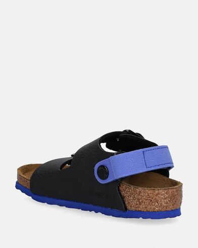 Birkenstock - S25 Synthetics Milano As Kids Bf Desert Soil Black/Ublu   